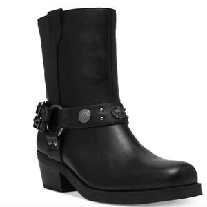 Wild Pair Sherri Harness Moto booties black - 6.5